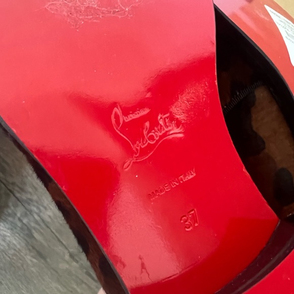 Brand new with box Christian Louboutin marmada Chelsea booties pony hair foxy - Picture 6 of 15